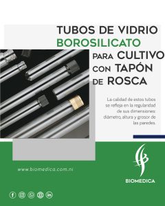 2. tubos de vidrio